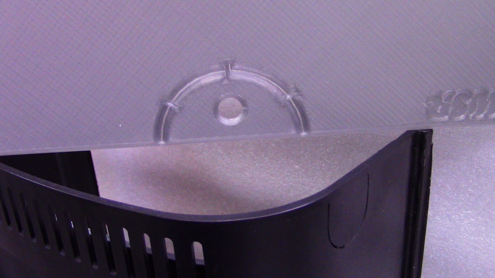 Aqueon Center (Megaflow) Overflow Lid Single Pack 3D Printed Light Gray
