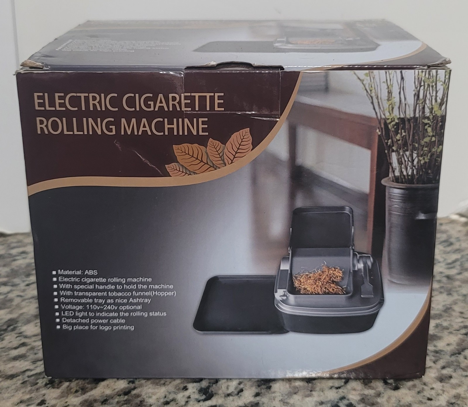 Electric Basket Cigarette Rolling Maker Machine Injector Rohs works great