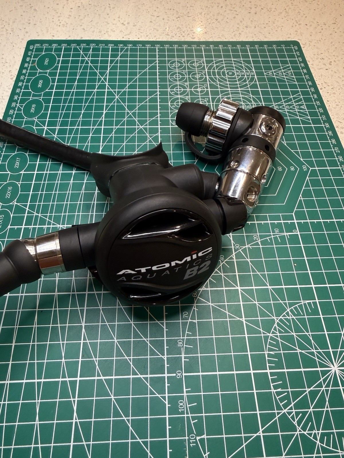 Atomic Aquatics B2 Scuba Diving Regulator- DIN- Blacked Out Edition