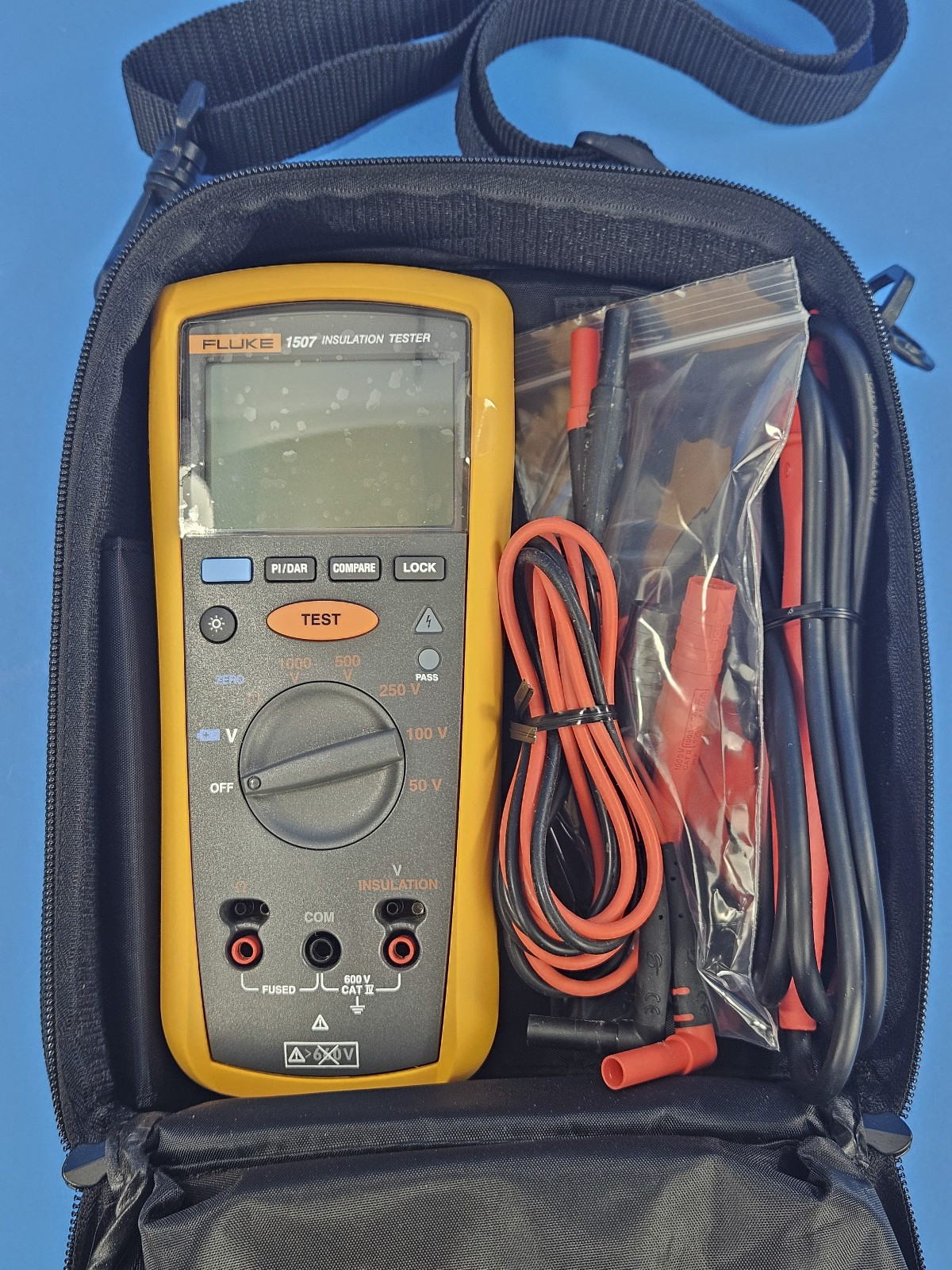 Fluke 1507 Insulation Tester Meter Multimeter!