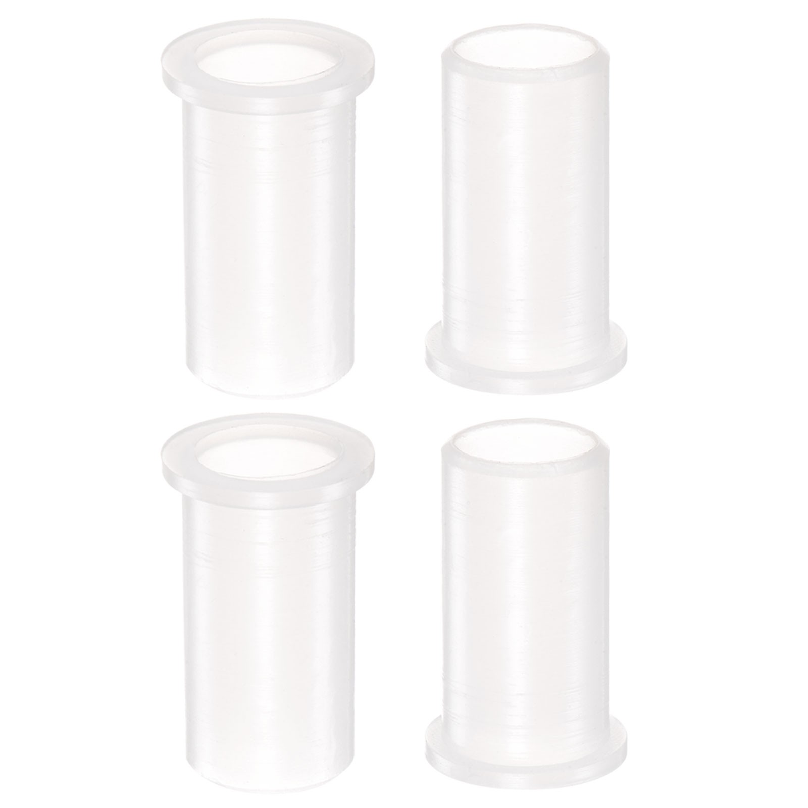 4pcs Flanged Sleeve Bearings 15mm Bore 18mm OD 35.5mm Length Nylon Bushings
