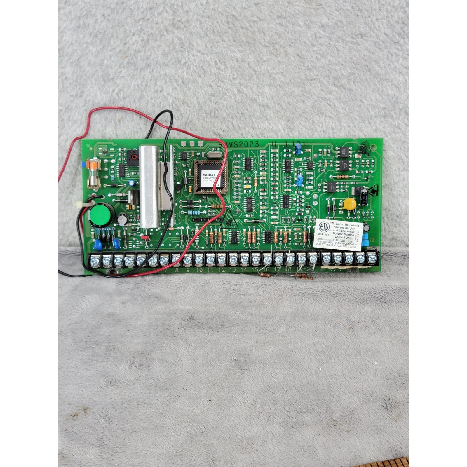Honeywell WA3001-5.5 Fire Burglar Alarm Control Unit Circuit Board K14311 Rev