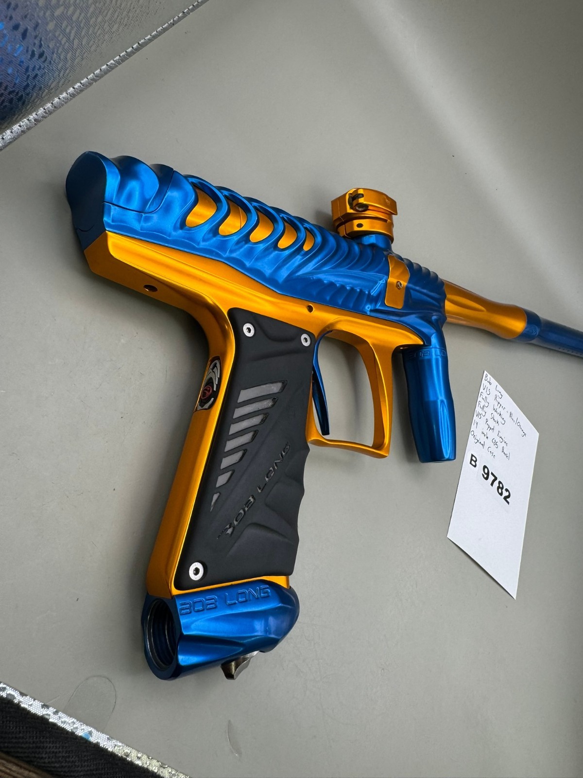 Bob Long VIS Ripper - Blue/Orange - Paintball Marker Fully Working