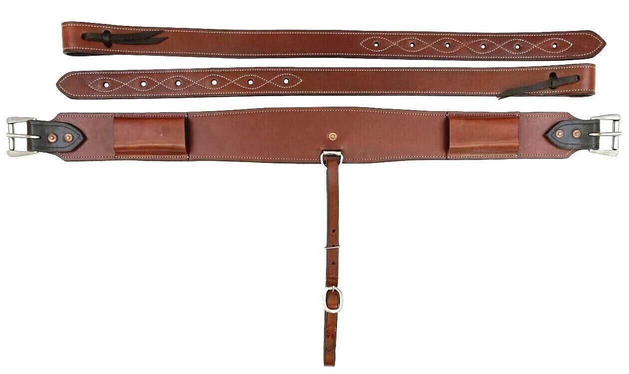 Back Cinch Strap Western Horse Saddle Bucking Strap Rear Girth Flank Cinch