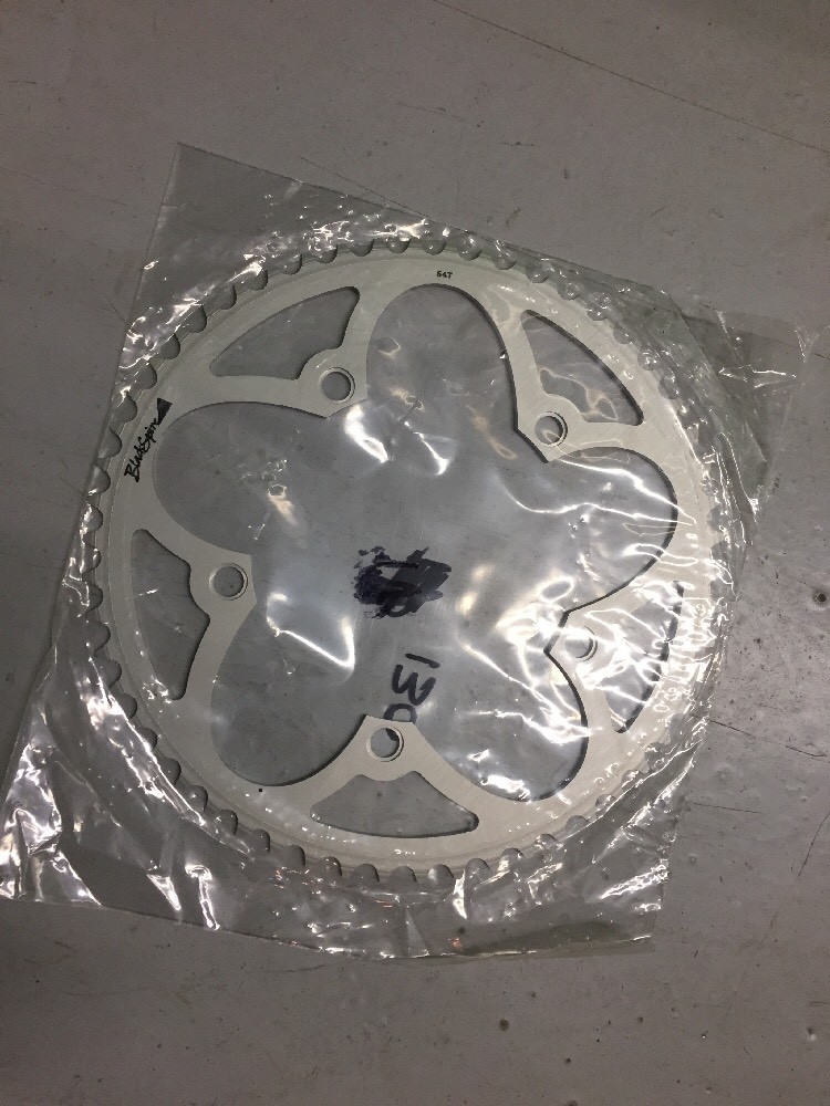 BlackSpire 54T  130 mm Aluminum Chainring Silver NOS