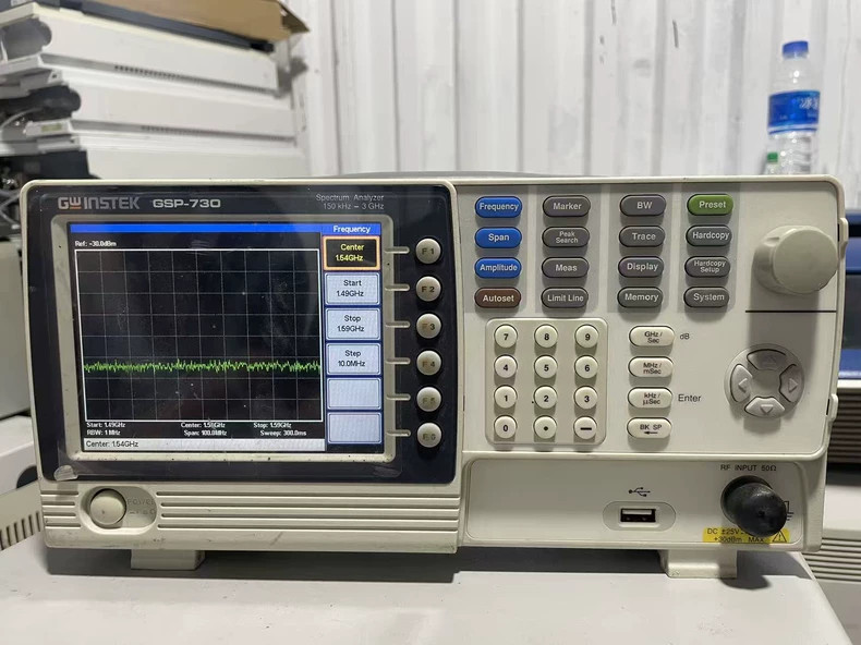 1PC USED GW Instek GSP-730 Spectrum Analyzer 150KHz-3GHz Fast delivery