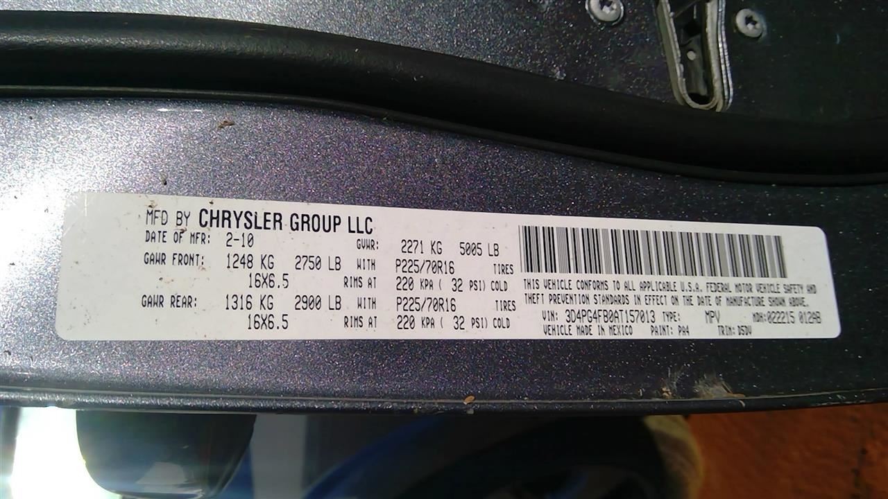 Chassis ECM Multifunction Includes Fuse Box Fits 10 CARAVAN 273246