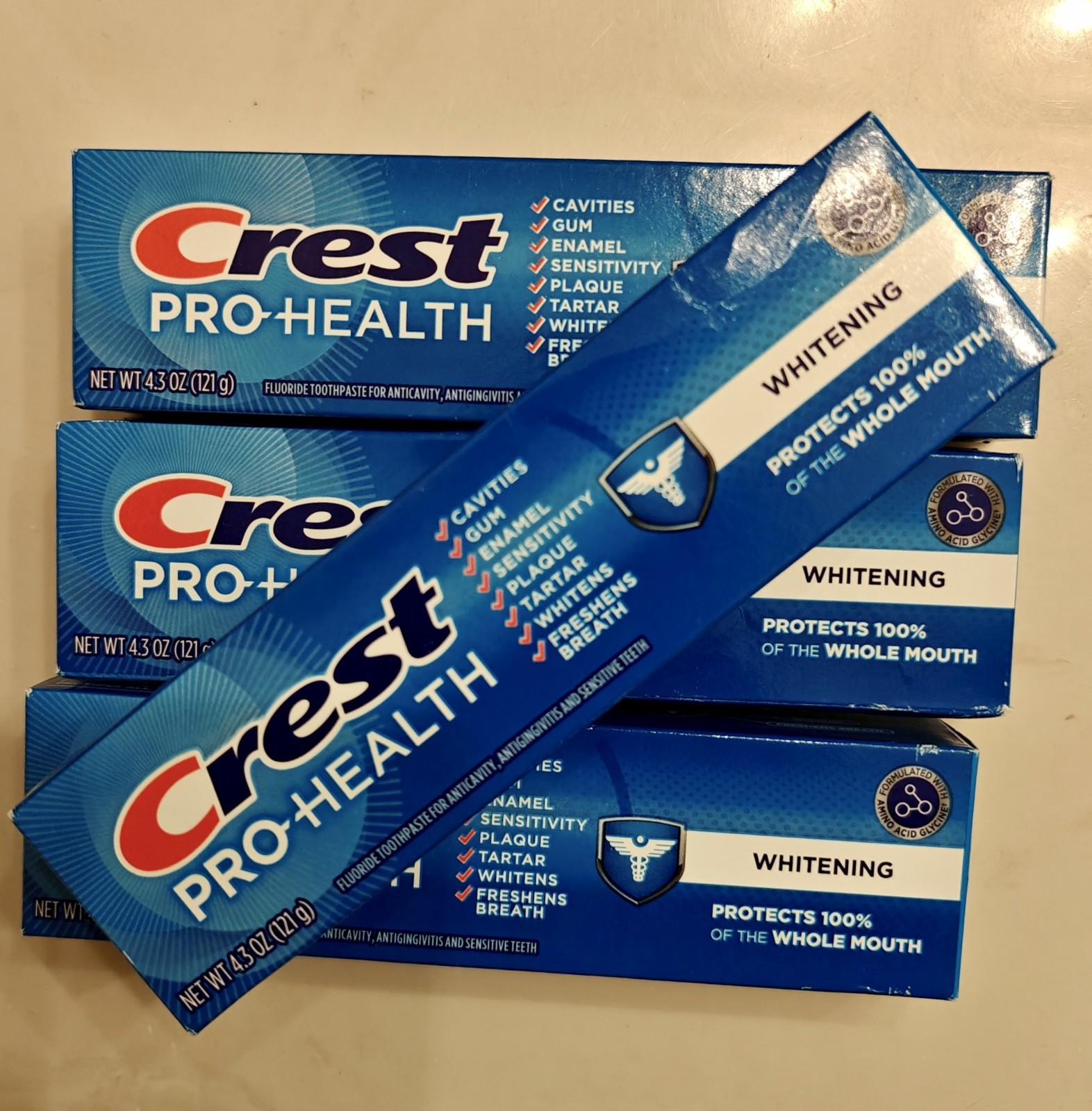 (4x) Crest Pro-Health Whitening Toothpaste  4.3 oz Exp 2027/2028
