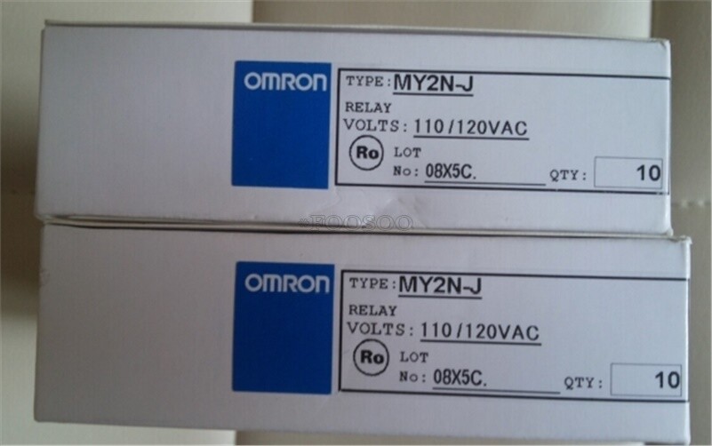 10Pcs New Omron MY2N-J Coil Power Relay MY2NJ 110Vac mc