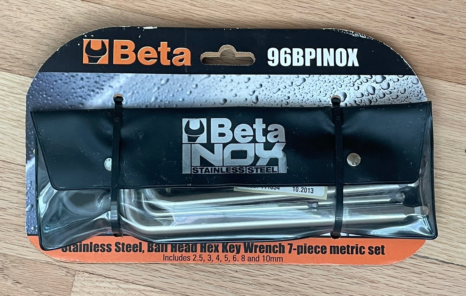 BETA INOX 96BPINOX 7 PIECE STAINLESS STEEL BALL HEAD HEX KEY WRENCH SET METRIC