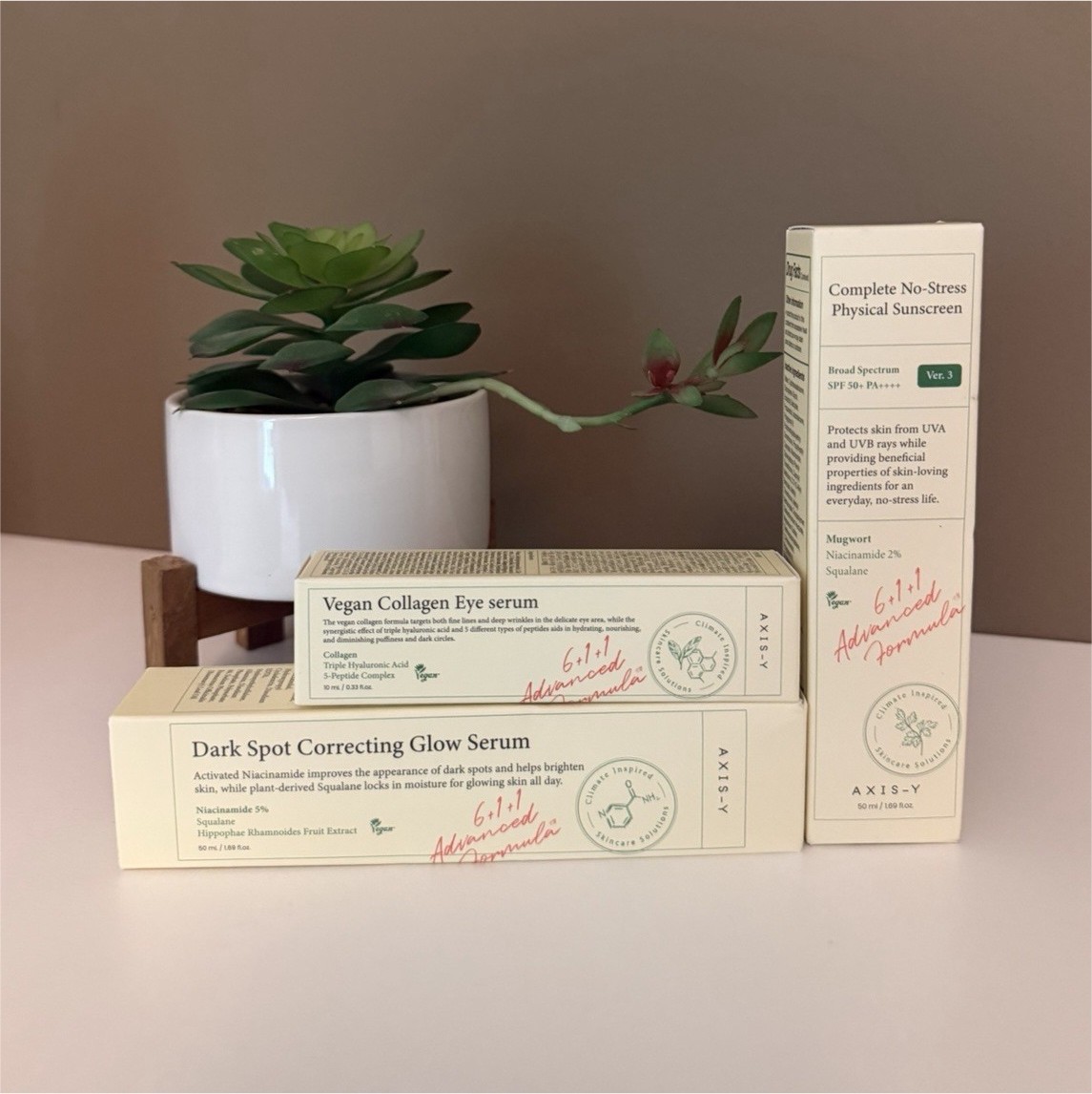 AXIS-Y No-Stress Physical Sunscreen SPF 50+ PA++++ Mugwort 50ml