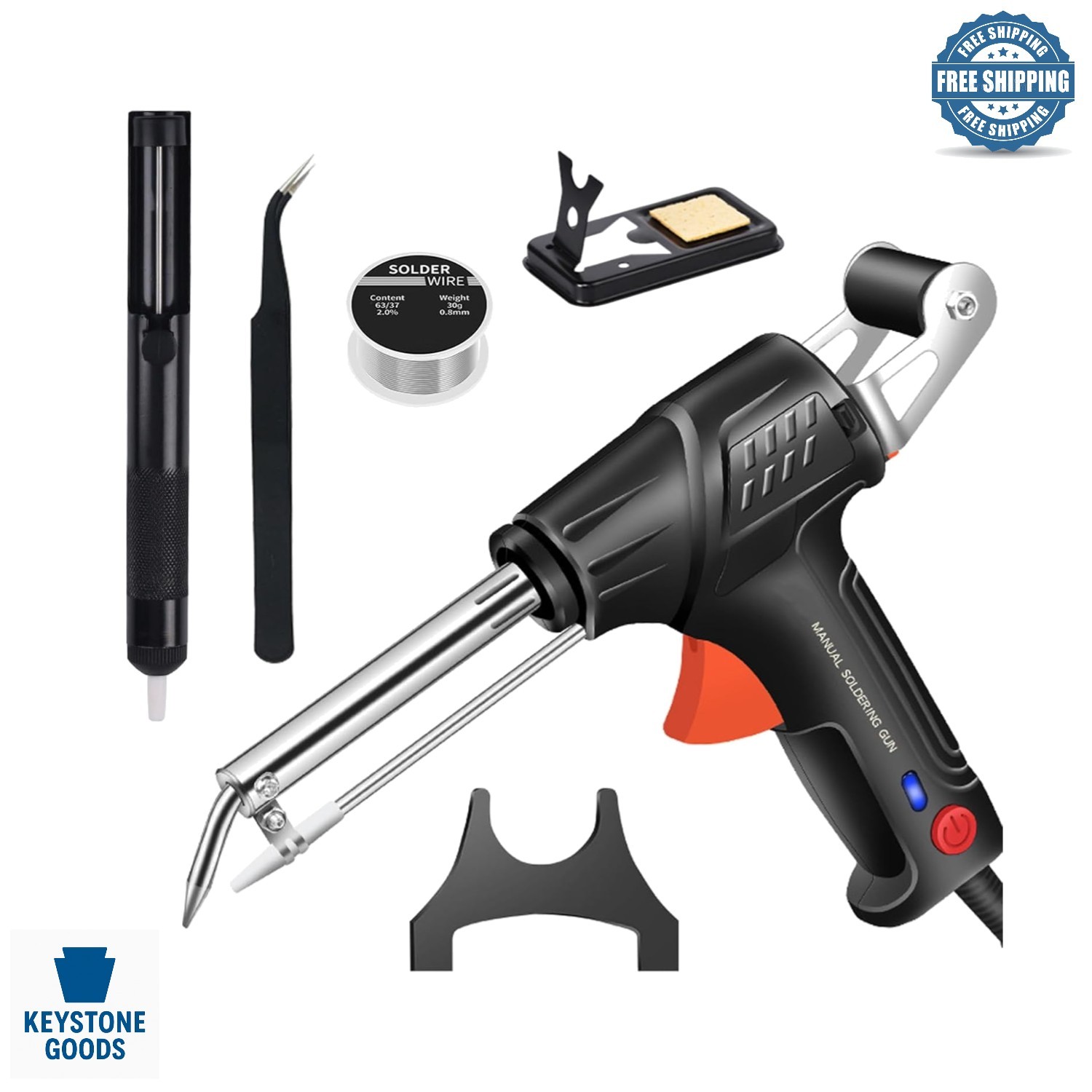 Portable Electric Welding & Soldering Gun Set for Electronics & DIY