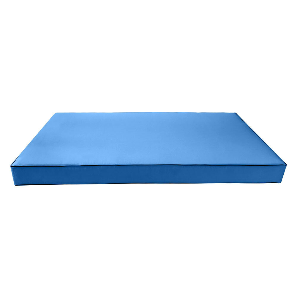 Style1 5PC Contrast Pipe Daybed Mattress Cushion Complete Set-Queen Size AD102