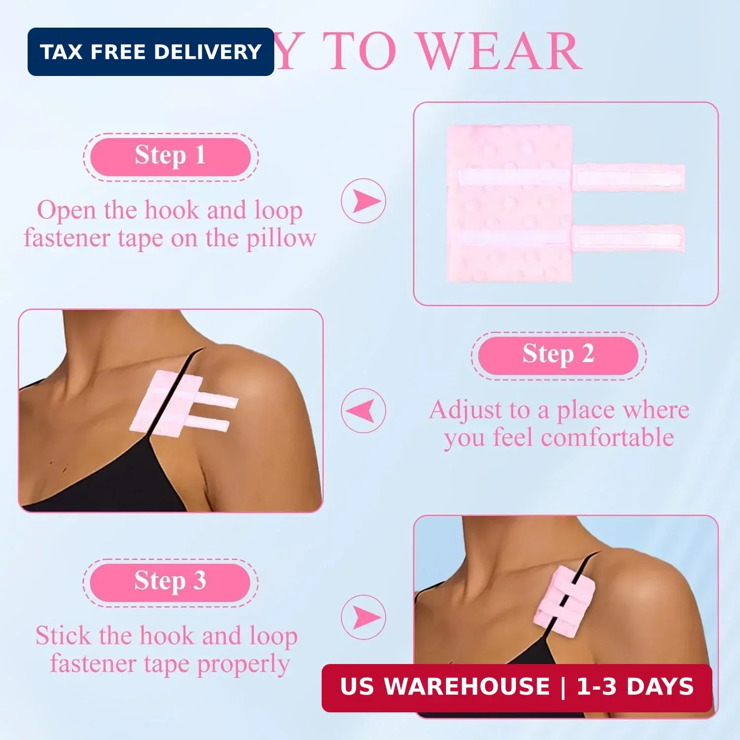 2-Pack Bra Strap Pad Protector for Chest Port, Chemo Ports Pillow, Bra Strap Cus