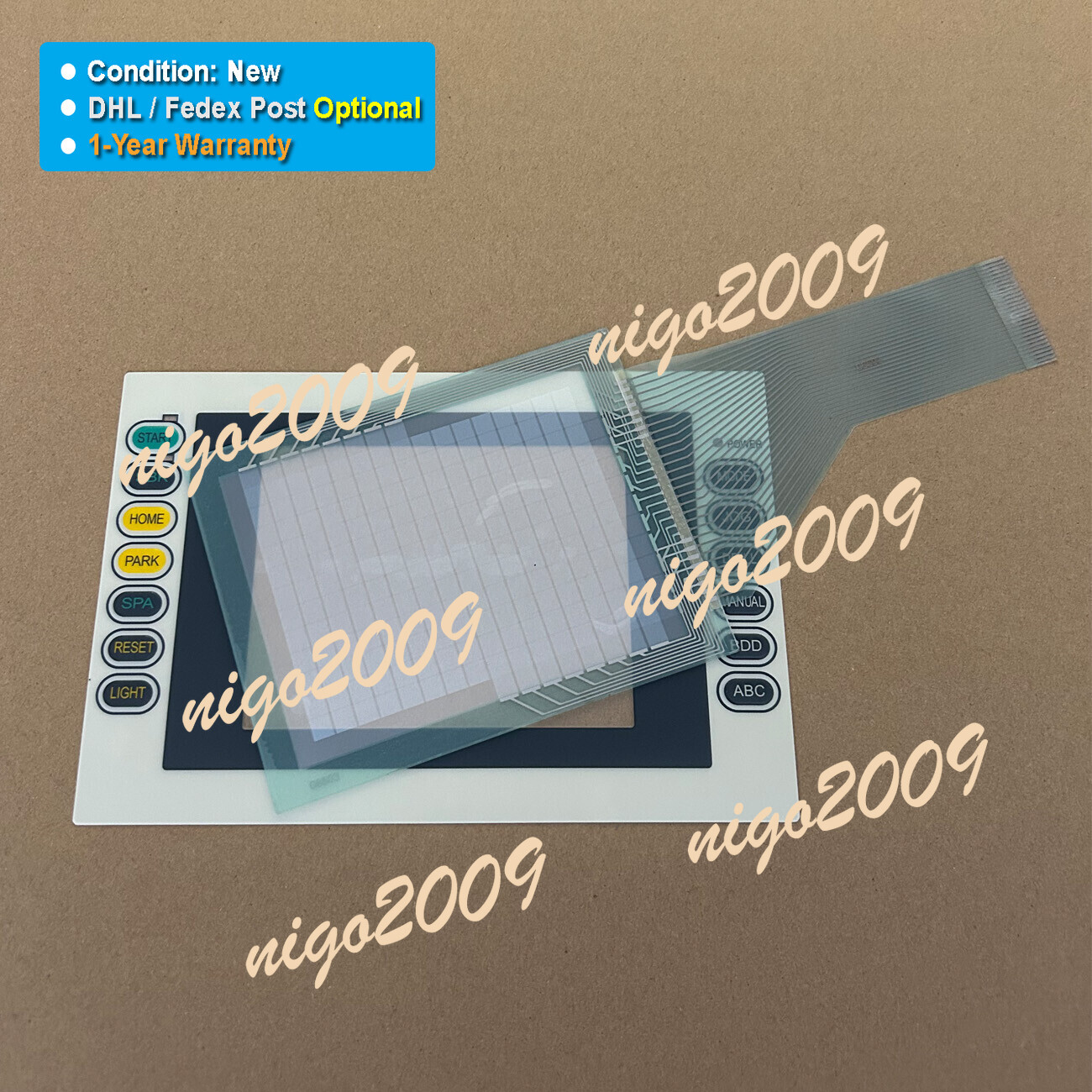 Touch Screen Glass Film Foil for PATLITE GH-505-50K GH-505H-50K 1-Year Warranty