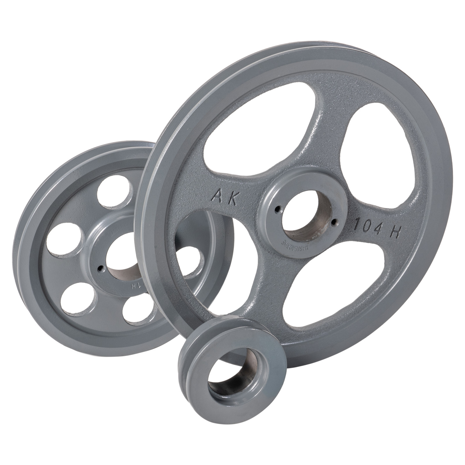 AK66H V-Belt Sheave, 3L, 4L, A Belt, 6.449 in OD
