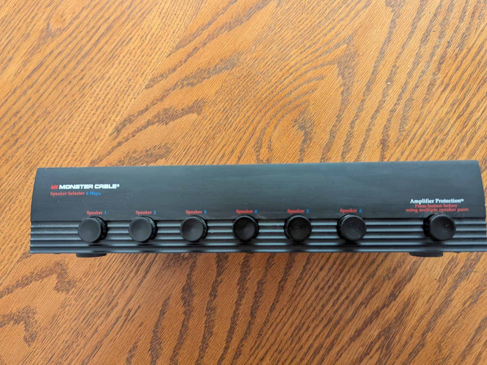 Monster Cable SS6- 6 way Speaker Switch with Amp Protection