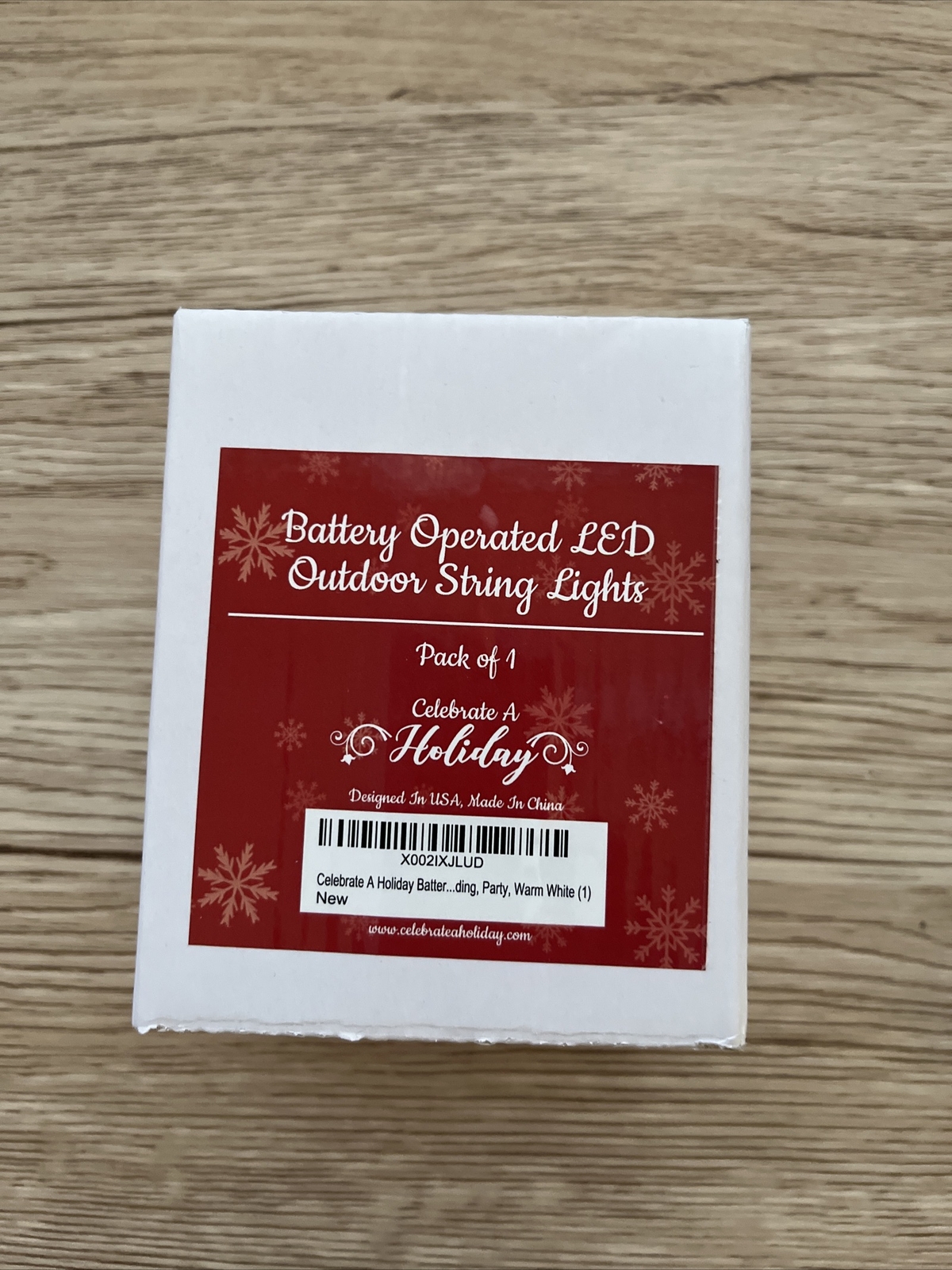 Battery Operated String Lights 50 Waterproof Outdoor Indoor 8 Modes Warm White