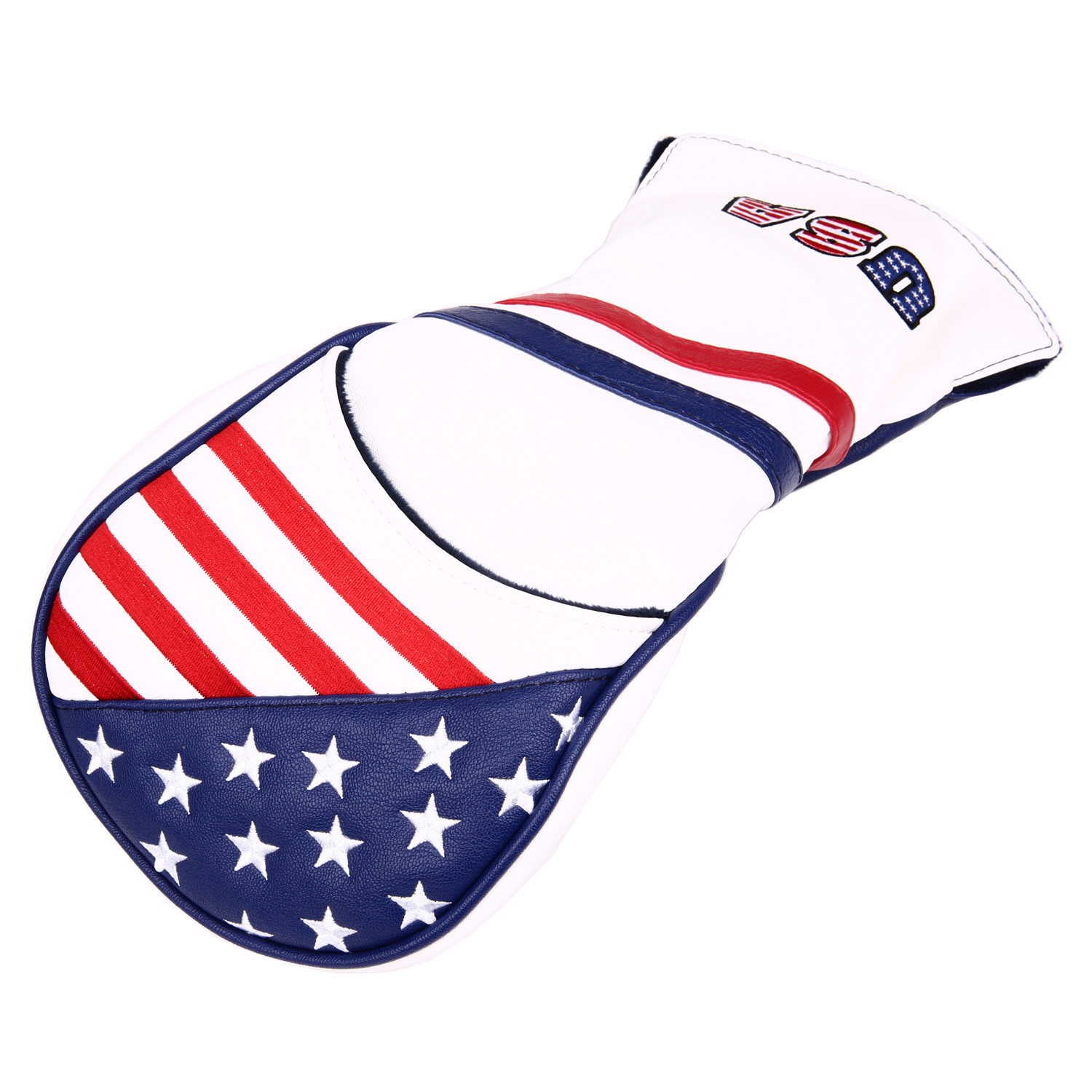 1pc USA Stars Stripe Golf Head Cover For Driver Fairway Hybrid Golf 135 UT Cover