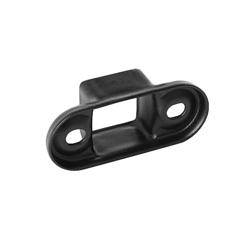 Pack Black Square Post Flange Base Steel Sqaure Tube Fitting, Wall 1" x 1" 20