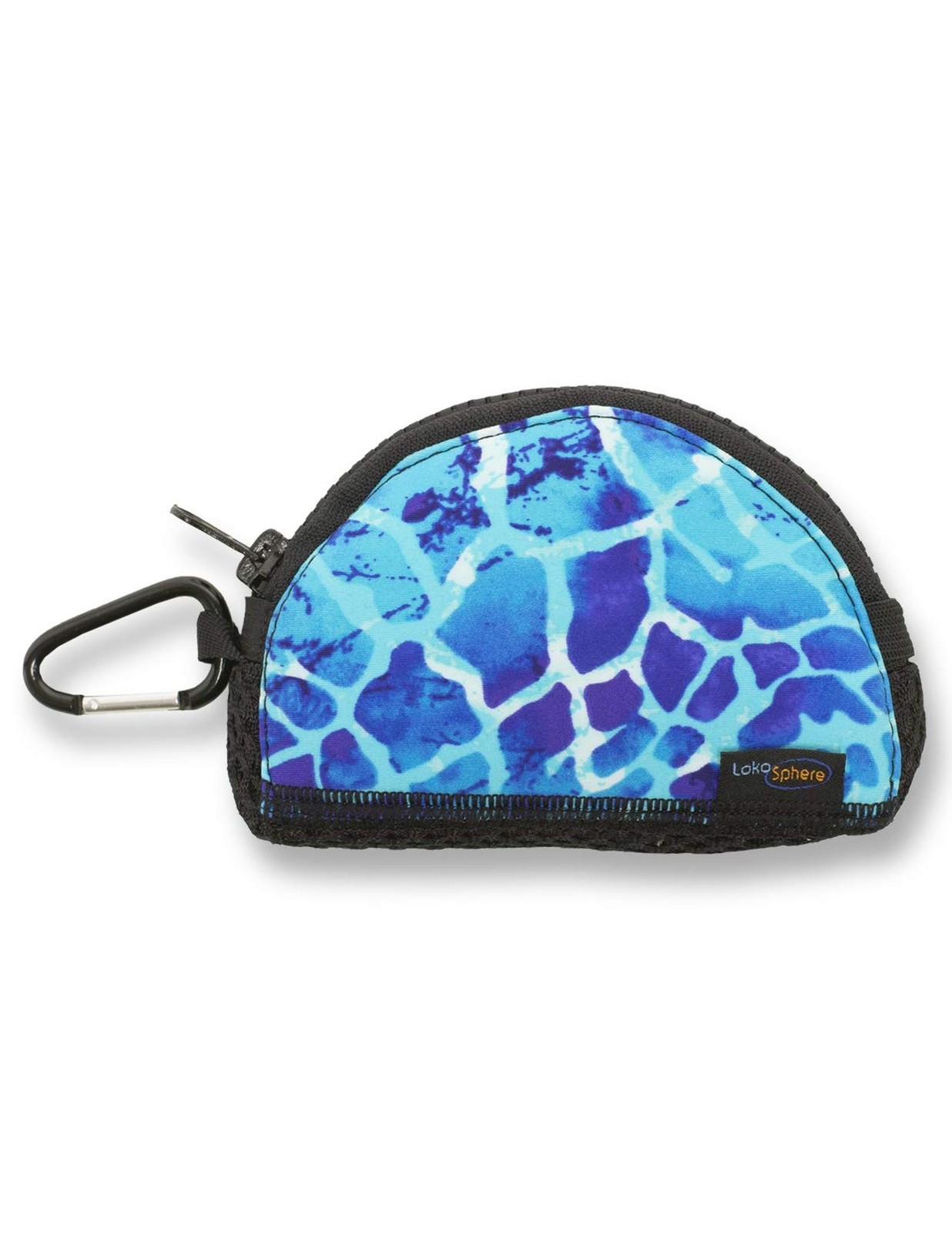 Mouthguard Case with Carabiner Clip Wild Blue