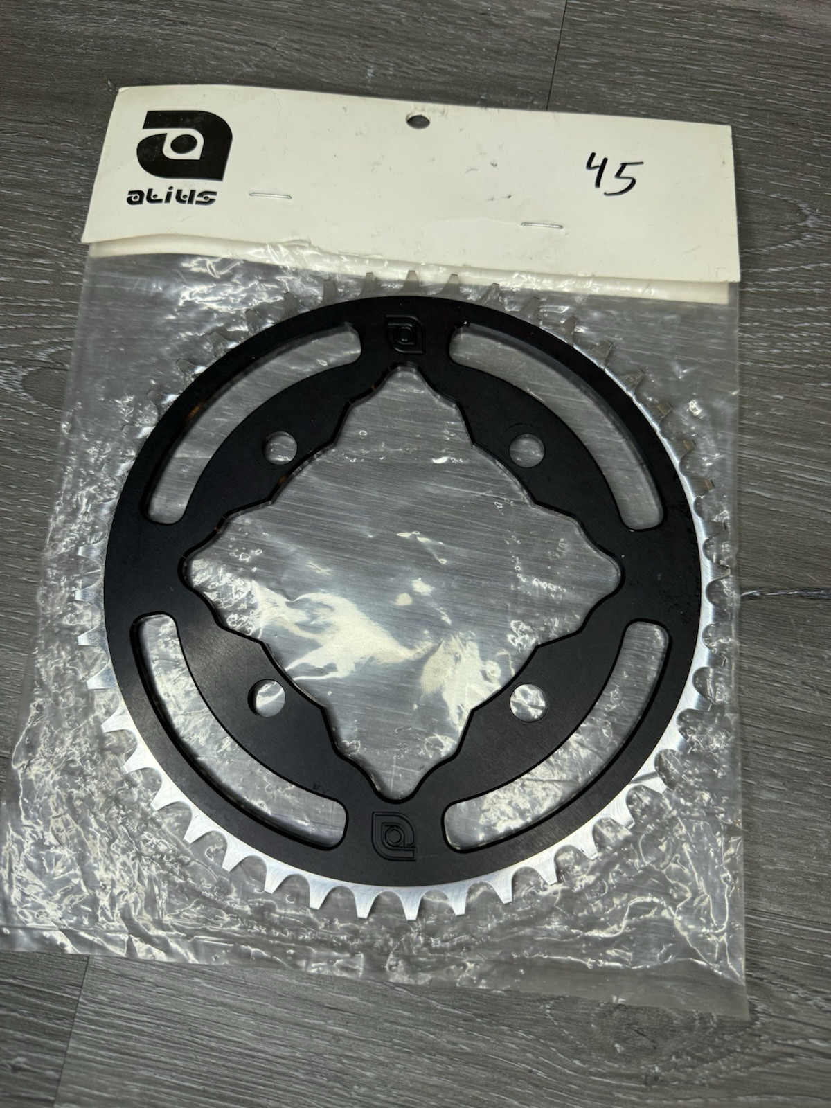 Alius CNC Chainring 45T 104 BCD BMX Bike Race Ring Aluminum 3/32"