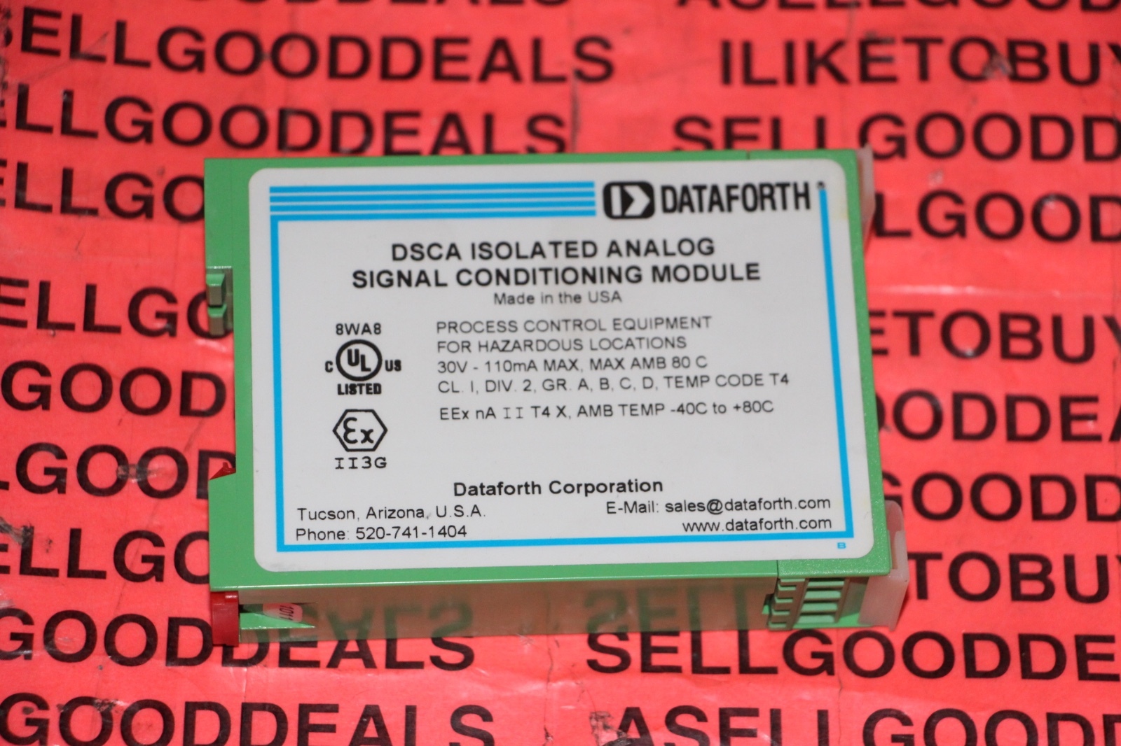 Dataforth DSCA33-05 Isolated AC Input Module New