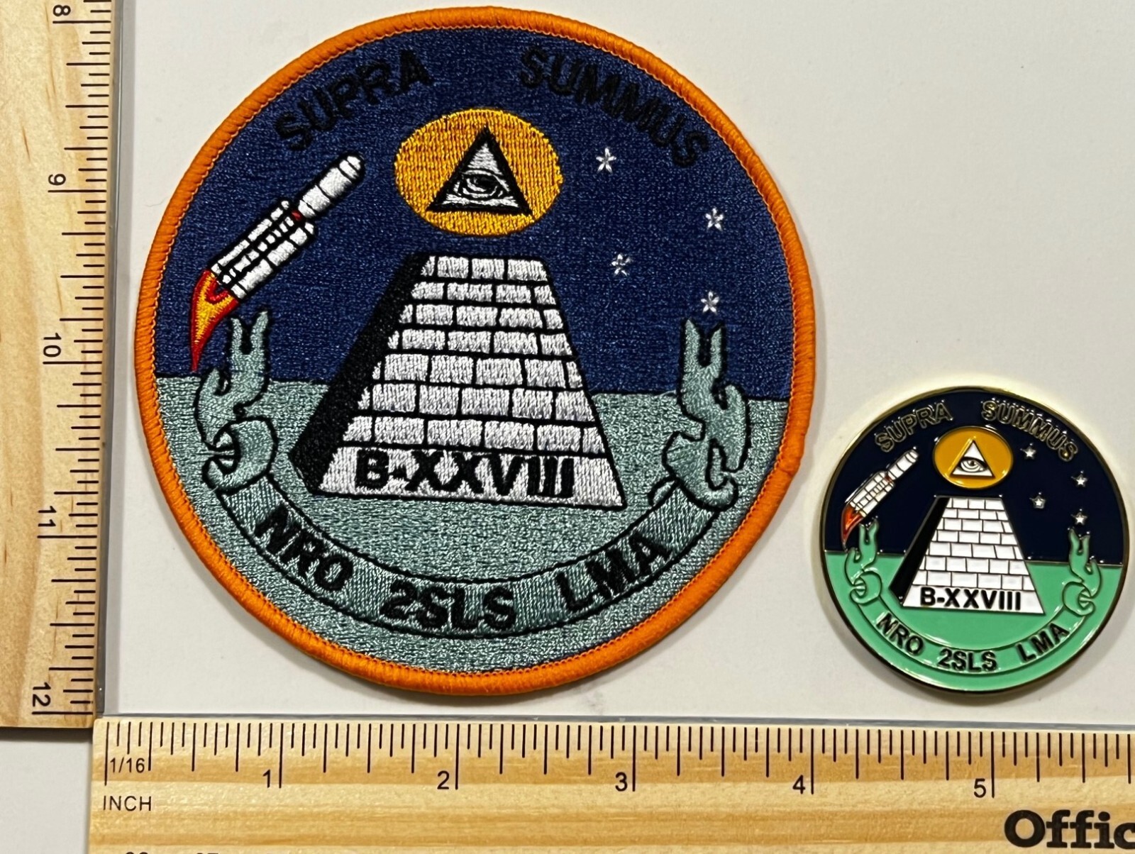 BLACK OPS MILITARY PATCH/COIN – NRO SUPRA SUMMUS NROL-11 VER C NROL 11