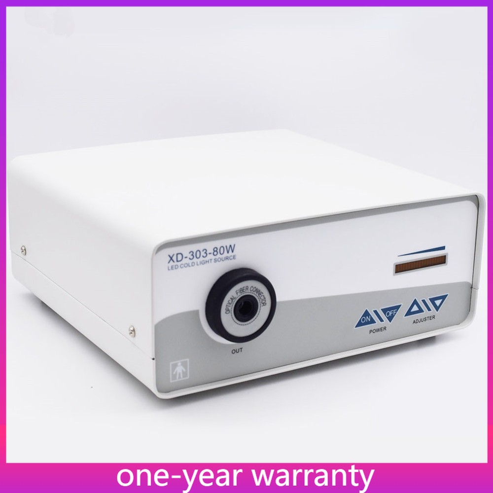 80W LED Medical Cold Light Source for Endoscopy & Surgical Inspection