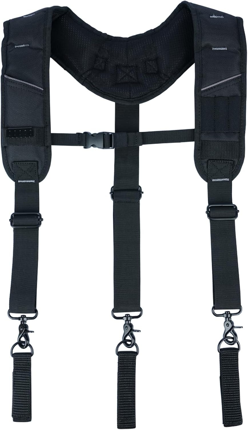 Durable Construction Work Pouch Suspenders