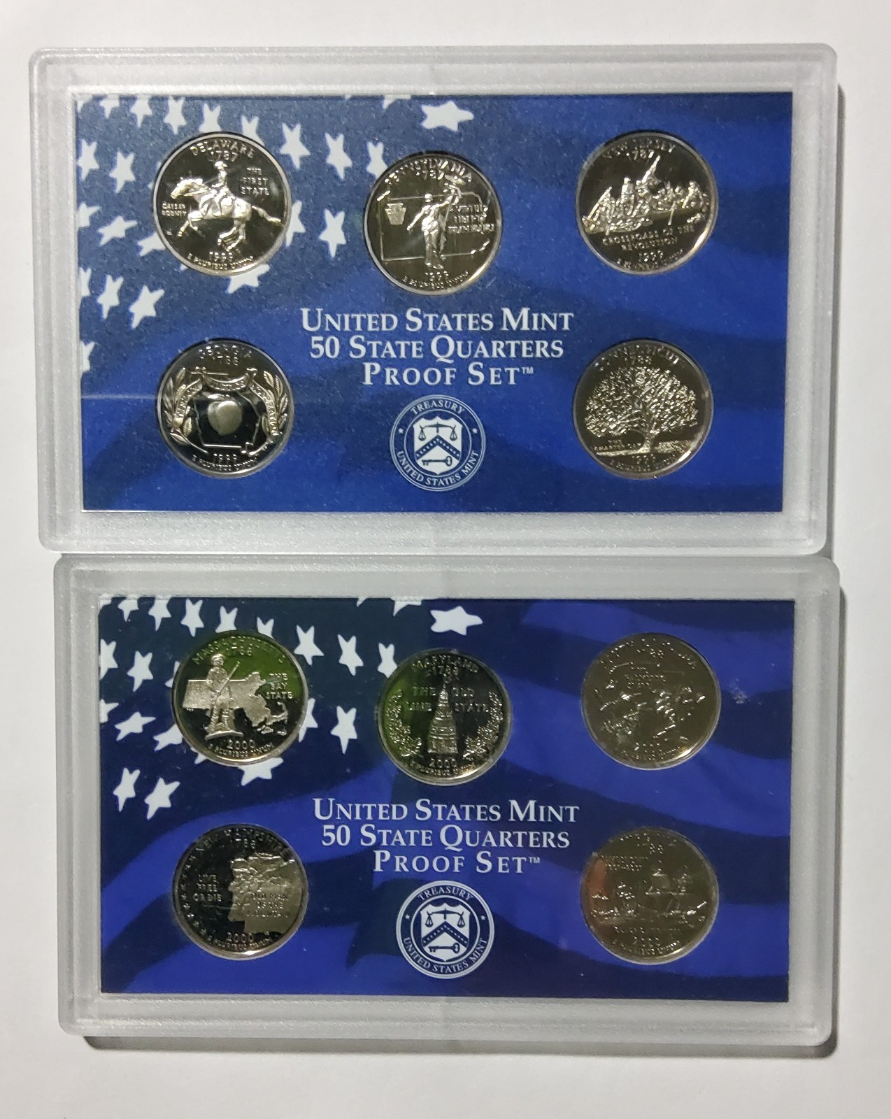 🪙 1999, 2000 United States Mint Proof Sets 10 Coins Uncirculated 🪙