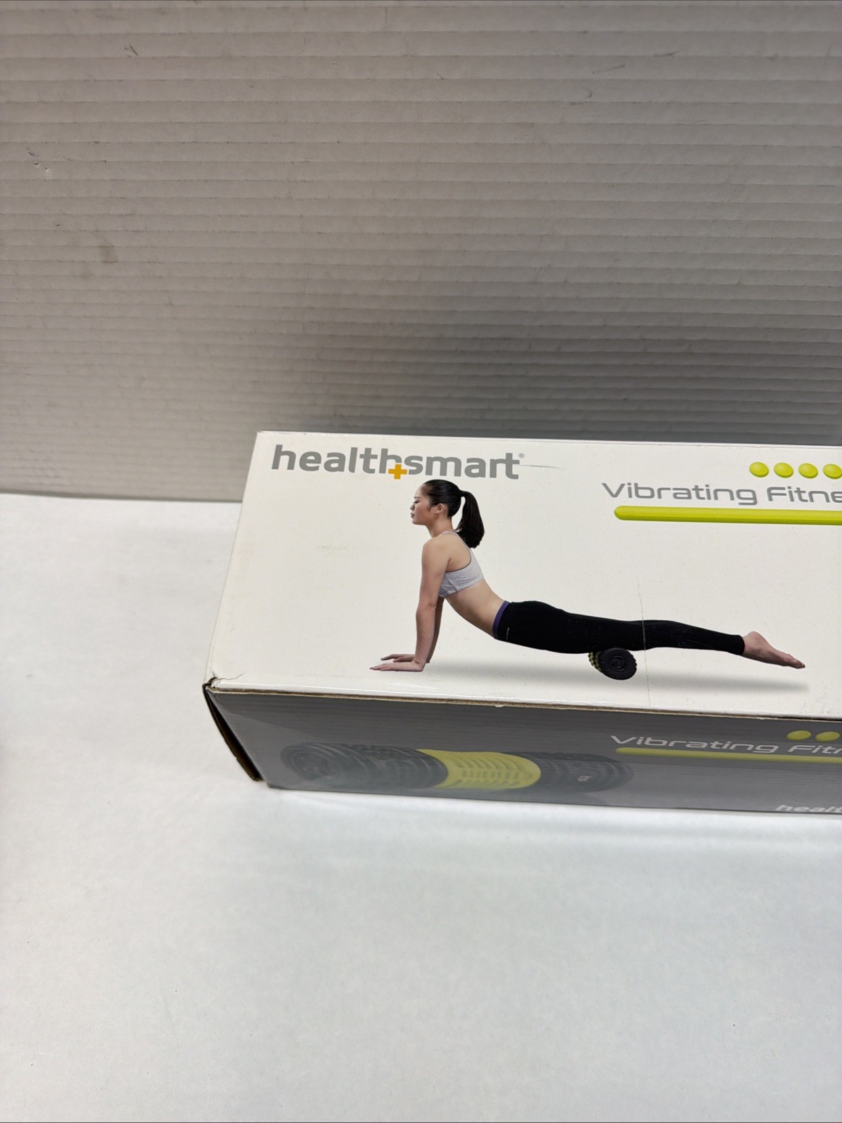 HealthSmart Full Body Roll Massager with Charger 4.75 x 11.5" Green