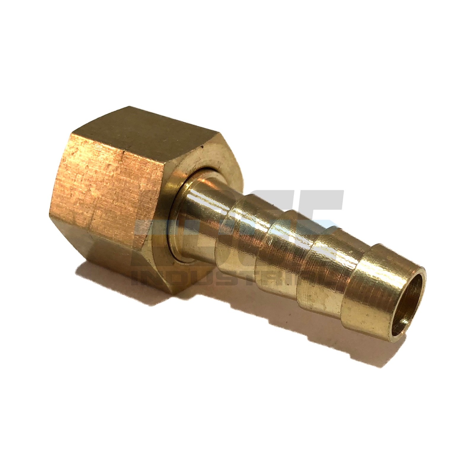 5/16 HOSE ID TO 1/4 FEMALE NPSM BRASS BALL SEAT SWIVEL CONNECTOR  Gas Fuel WOG