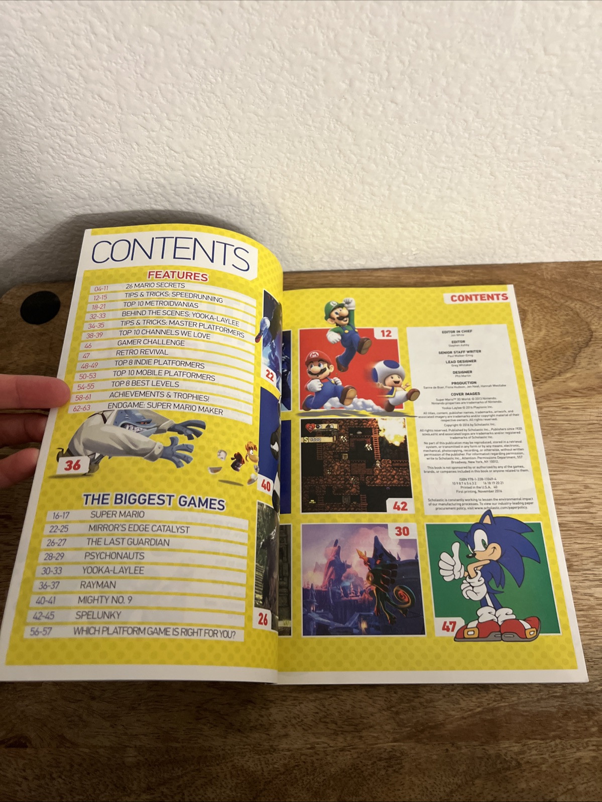 Platform Games Tips, Cheats & Secrets- Gaming Paperback Book 2016 Scholastic