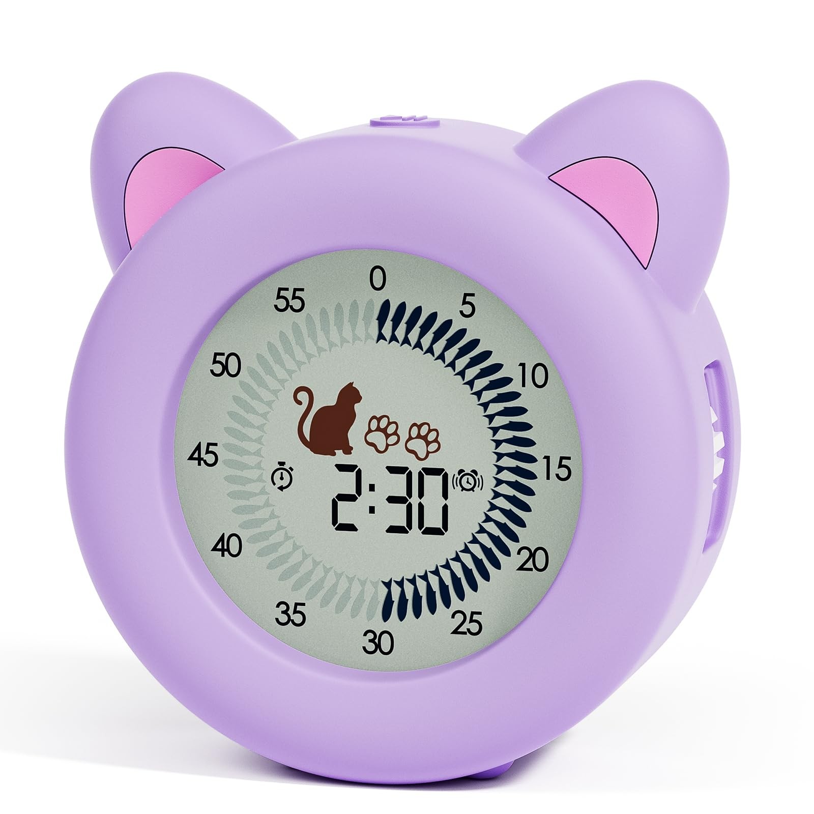 Visual Timer for Kids with Pause, Clock and Alarm Function, 299 min Cute Cat ...