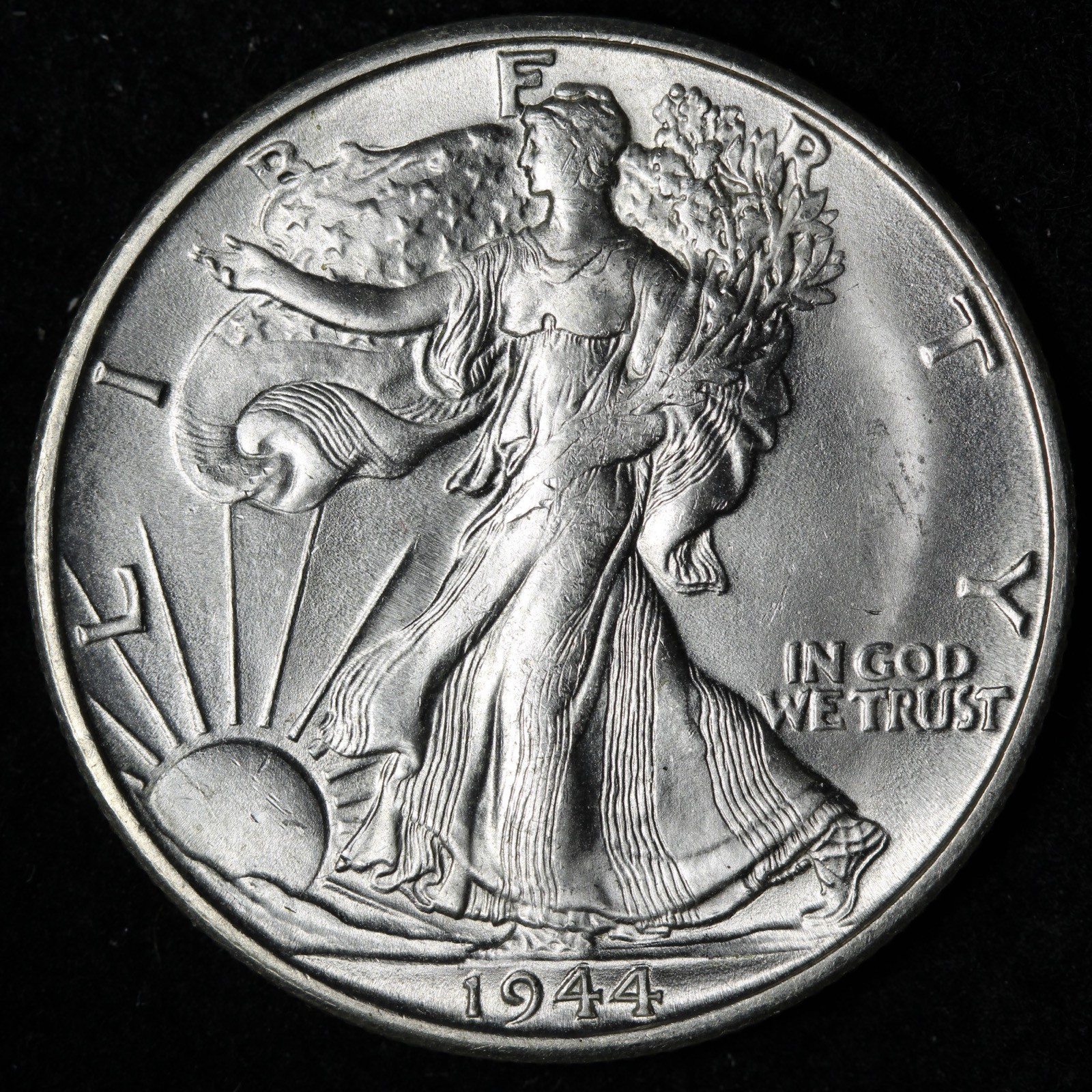 1944-S Walking Liberty Silver Half Dollar GEM BU *UNCIRCULATED* MS E322 AWCNH