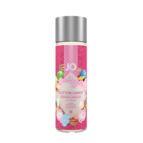 Jo H2O Candy Shop Cotton Candy Lubricant 2oz - Personal Flavored Lubricant Lube