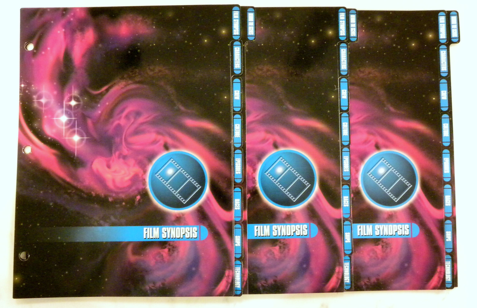 STAR TREK UNIVERSE ATLAS EDITIONS NEWFIELD Binder Dividers FREE SHIPPING !!!!!