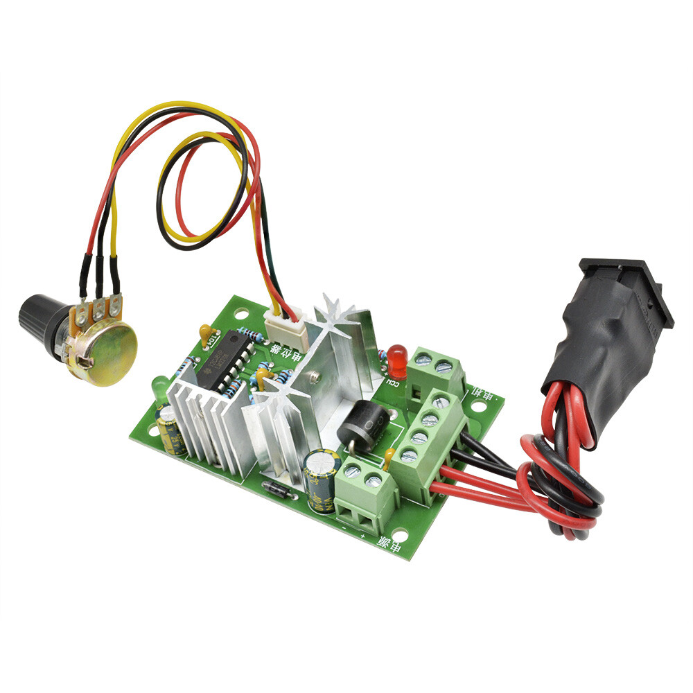 DC 6V-30V Motor Speed Controller Reversible PWM Control Forward / Reverse switch
