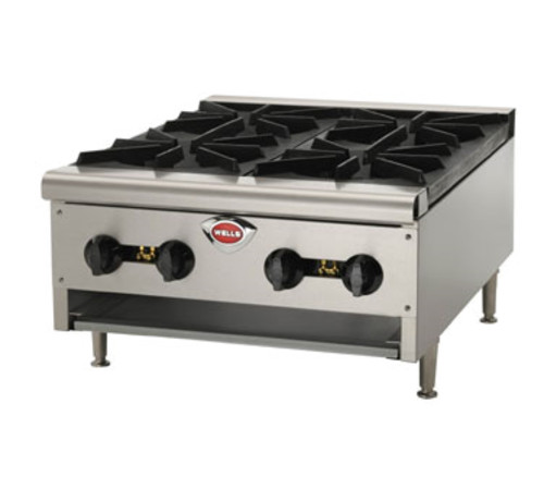 Wells HDHP-3630G 35 3/8" Gas Hotplate w/ (6) Burners &