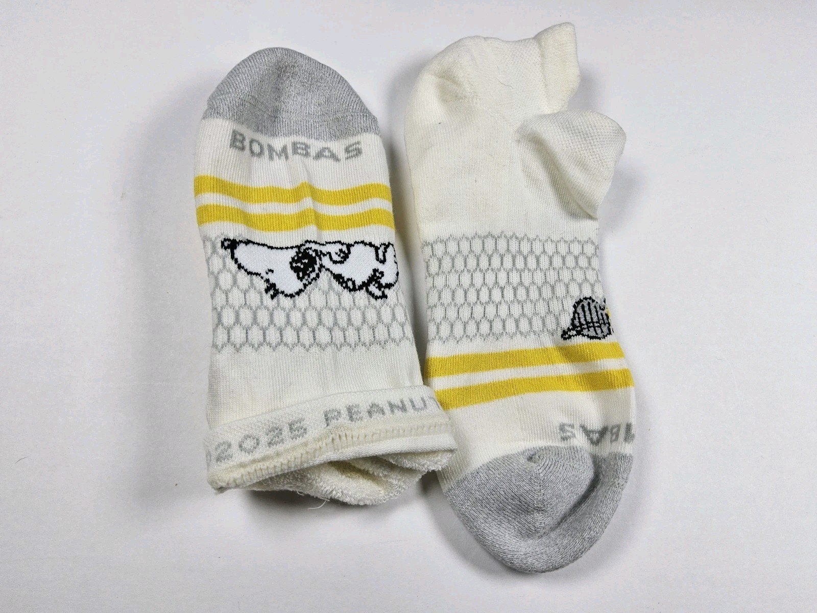 Bombas Original Peanuts Charlie Brown Snoopy Socks Size M Rare