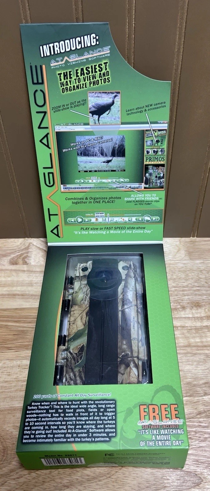 Primos Hunting TURKEY TRACKER Scouting Camera (# 63071) w/ Wide Angle Time Lapse