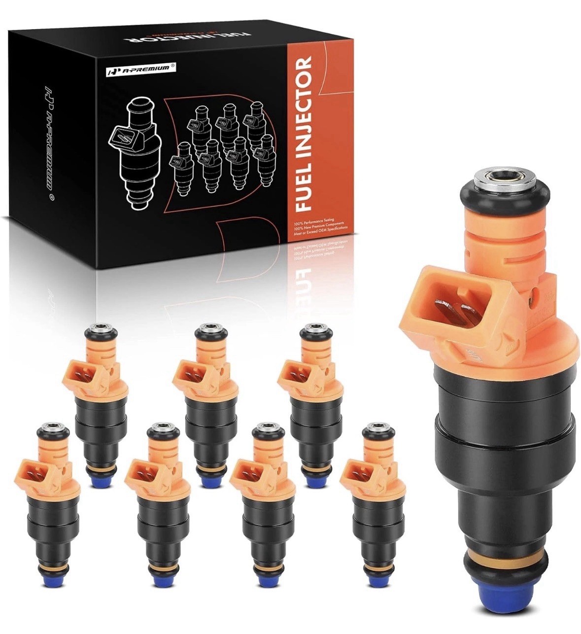 Set of 8 Fuel Injector - Compatible with Ford, Lincoln, Mercury Vehicles - 4.6L