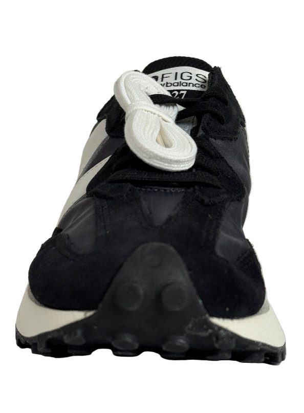 New Balance Mens LIFE SYLE U327 FB Athletic Casual Running Sneakers Black/White