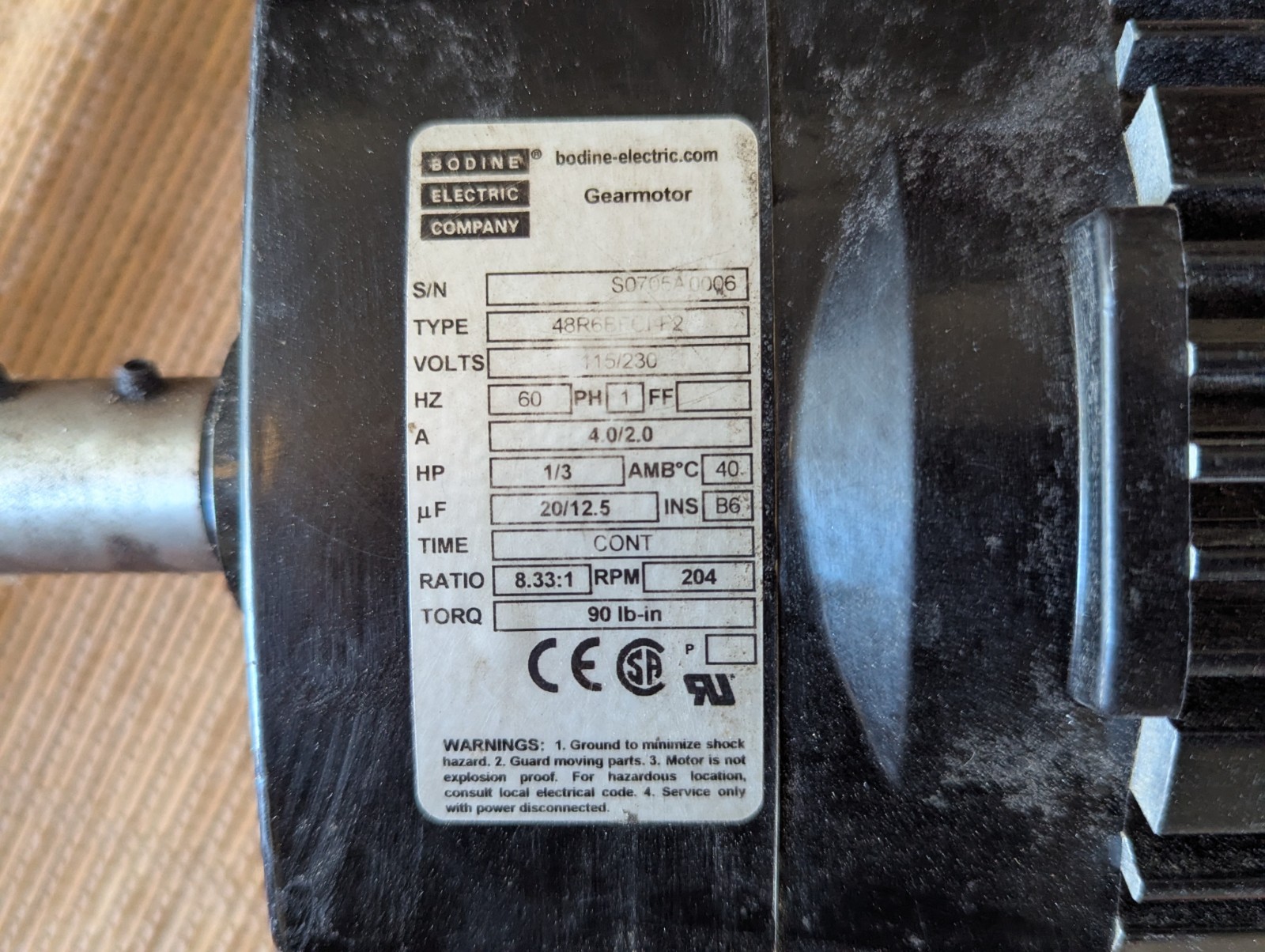 Emery Thompson CB-200 Batch Freezer - used, working perfectly, with extras