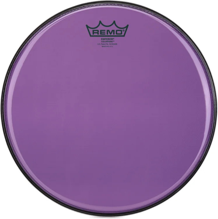 Remo Emperor Colortone Purple Drumhead - 12 inch