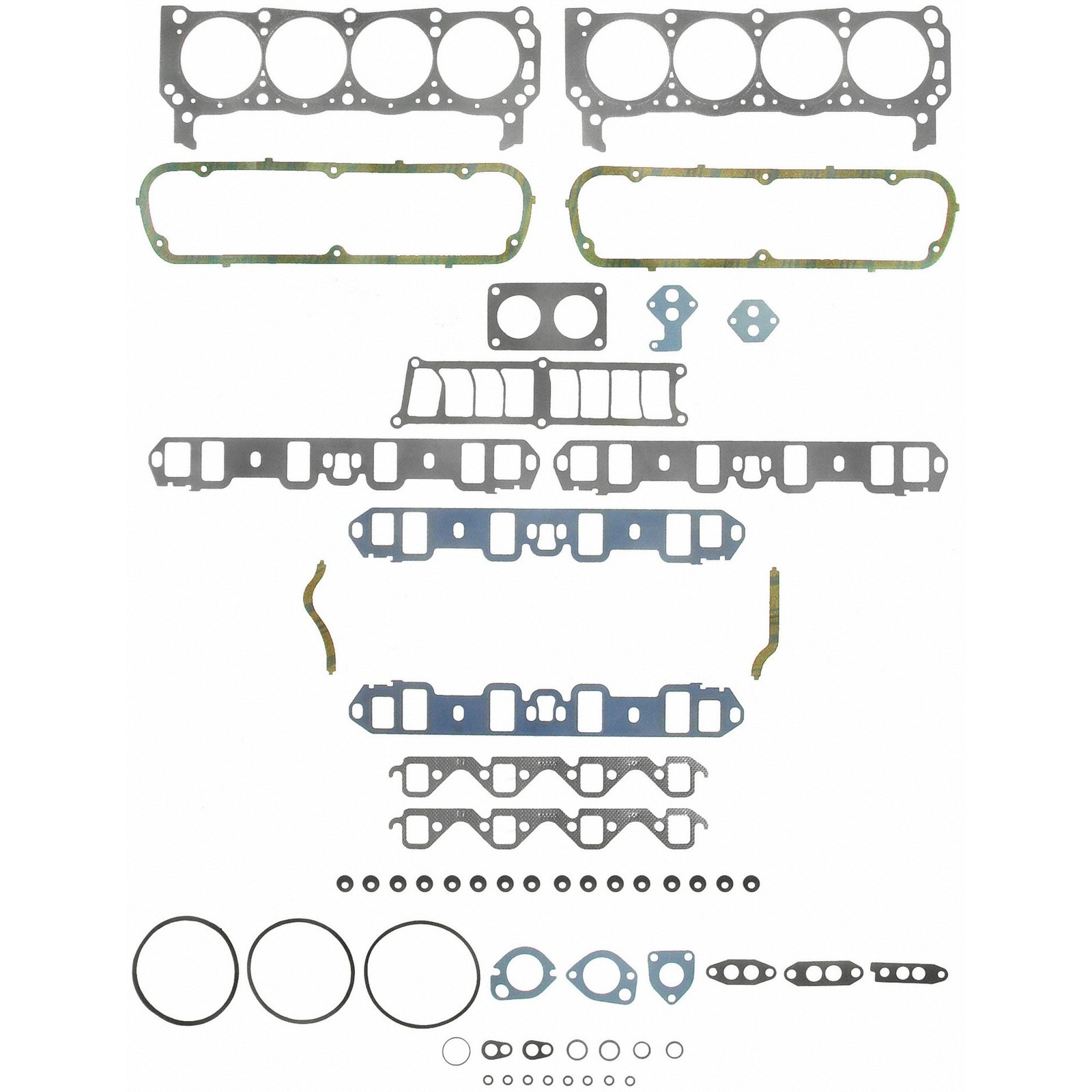 Engine Cylinder Head Gasket Set Fel-Pro For 1975-1978 Ford Mustang II 5.0L V8