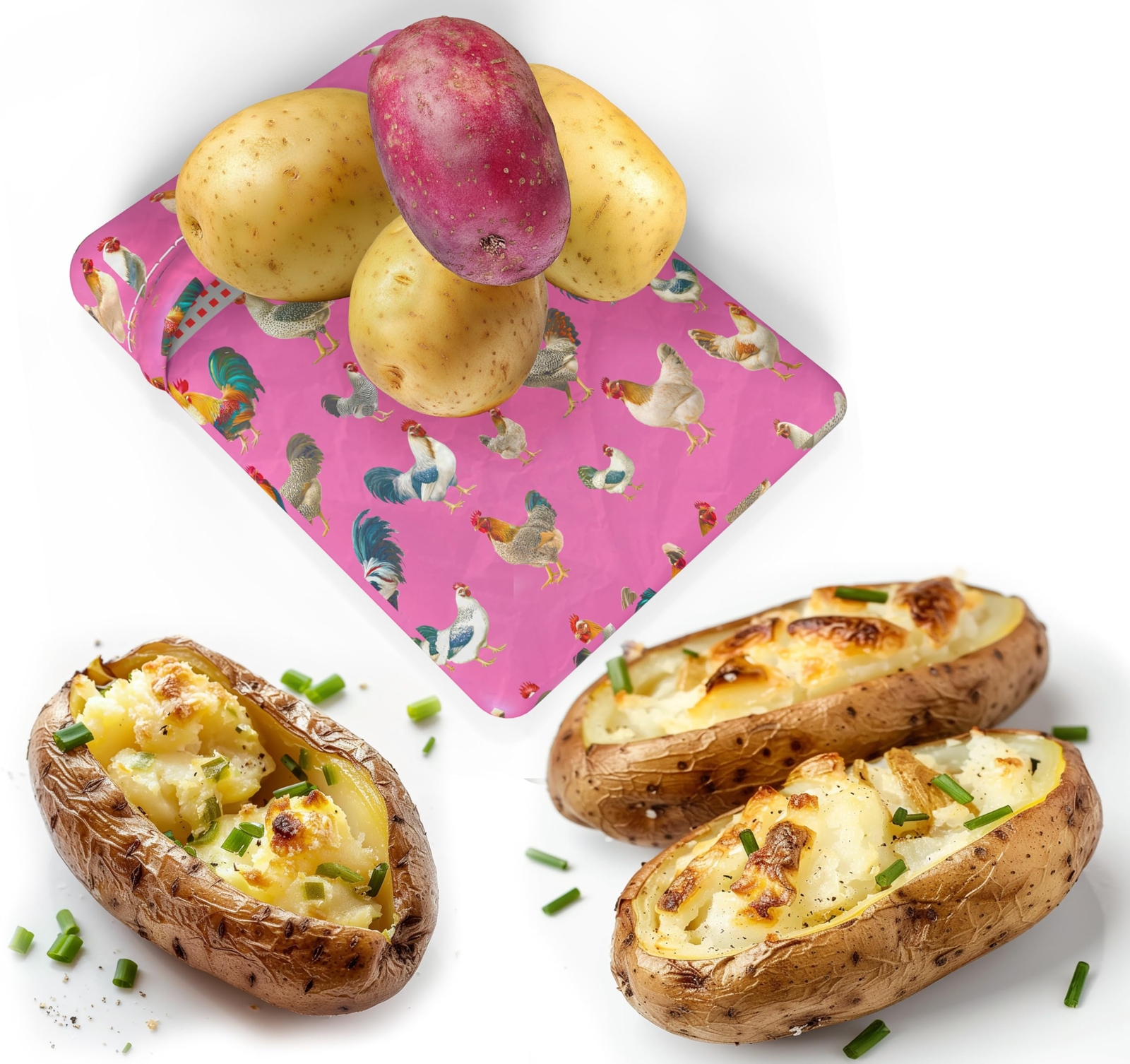 Baked Potatoes Bag for Microwave - Quick-Cook Baked Potato Express Microwave ...