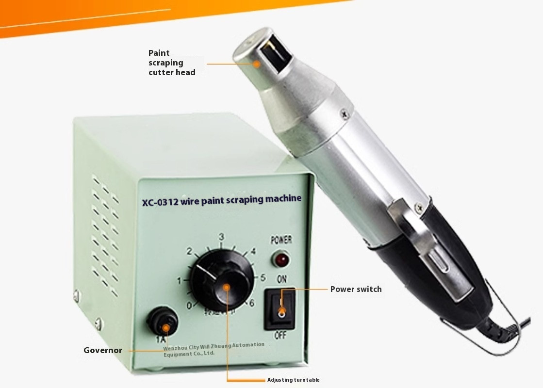 Enameled Copper Wire Stripping Machine,Varnished Wire Stripper XC-0312
