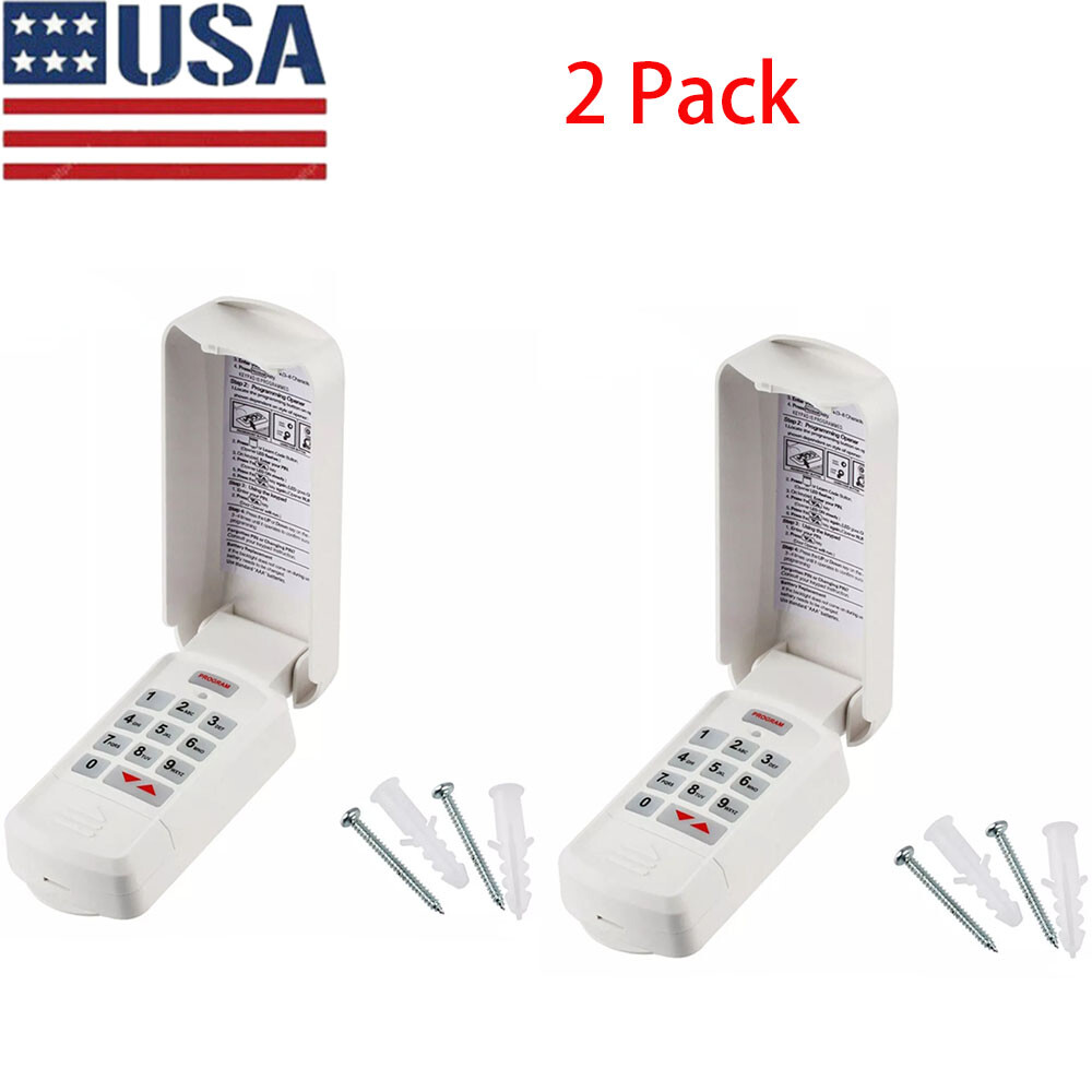 1/2x Wireless Keyless Keypad for Genie Garage Door Opener Remote ACSDG ACSD1G